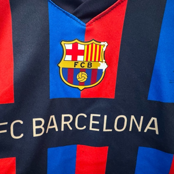 Kids FC Barcelona MESSI Jersey - Red, Blue, Black size 8 - Picture 3 of 5